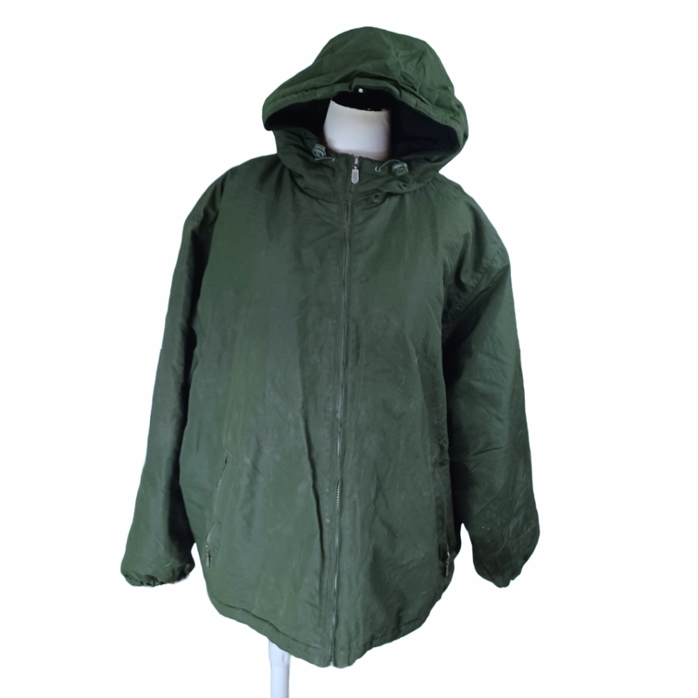 MEN'S ATHLETIC WORKS JACKET WITH HOOD SIZE 3X (54/56)